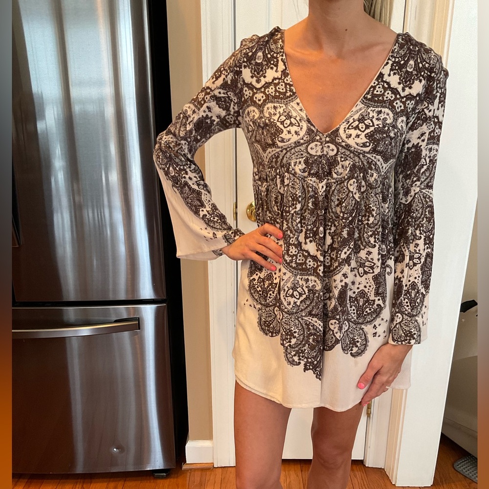 Free People Deep V Tunic
